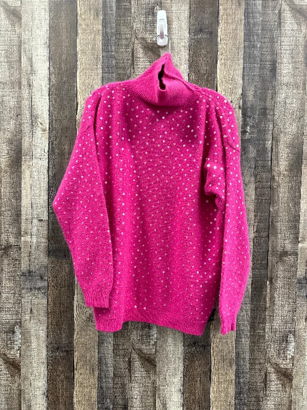 Sweater By Studio In Pink, Size: L