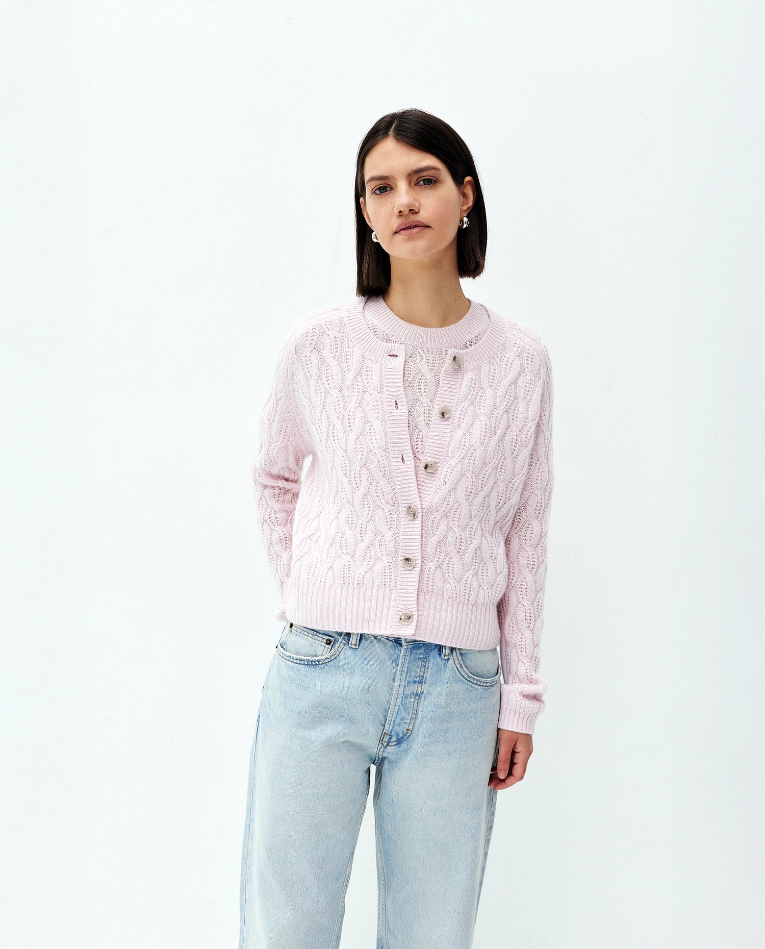 Cashmere Pullover in Rose - Kastiger Schnitt