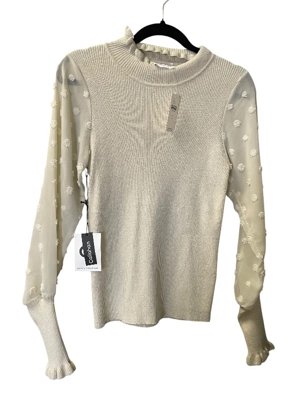 Sweater By Callahan In Cream, Size: M