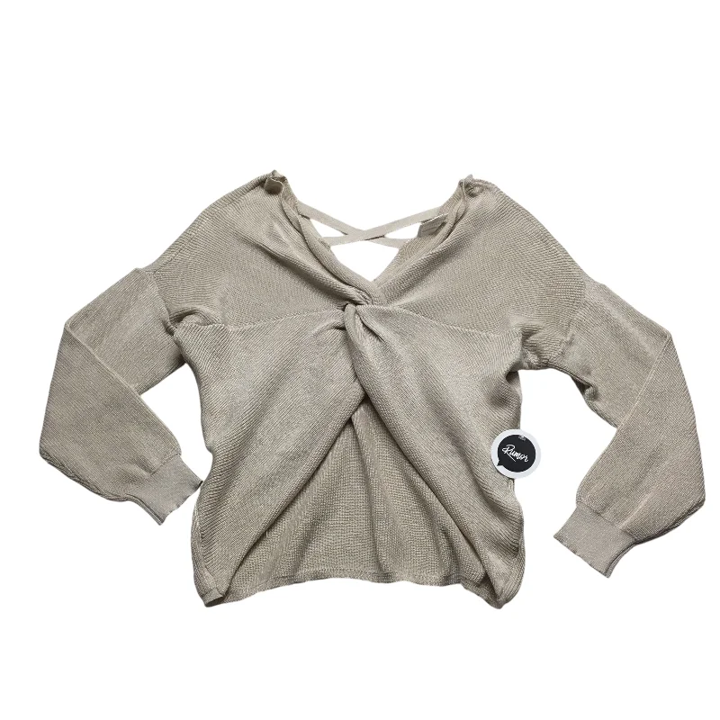 Sweater By Loveriche In Tan, Size: L