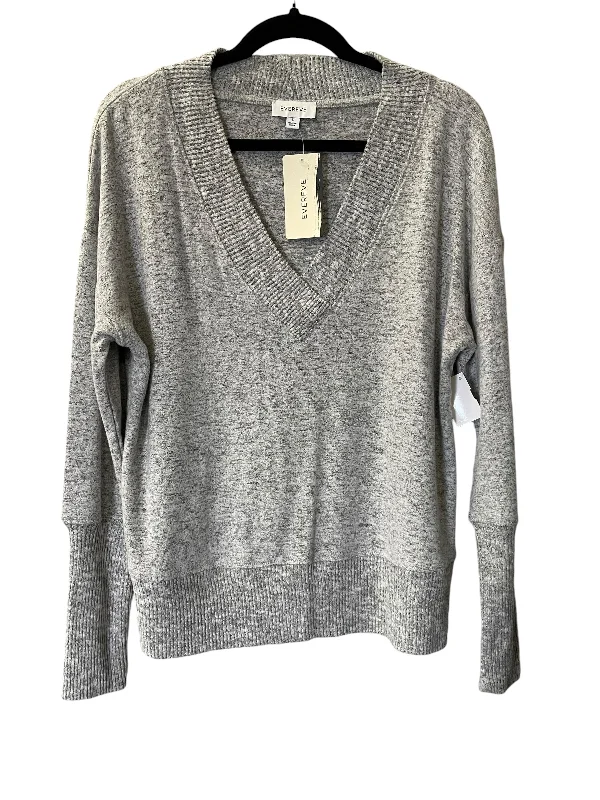 Sweater By Evereve In Grey, Size: S