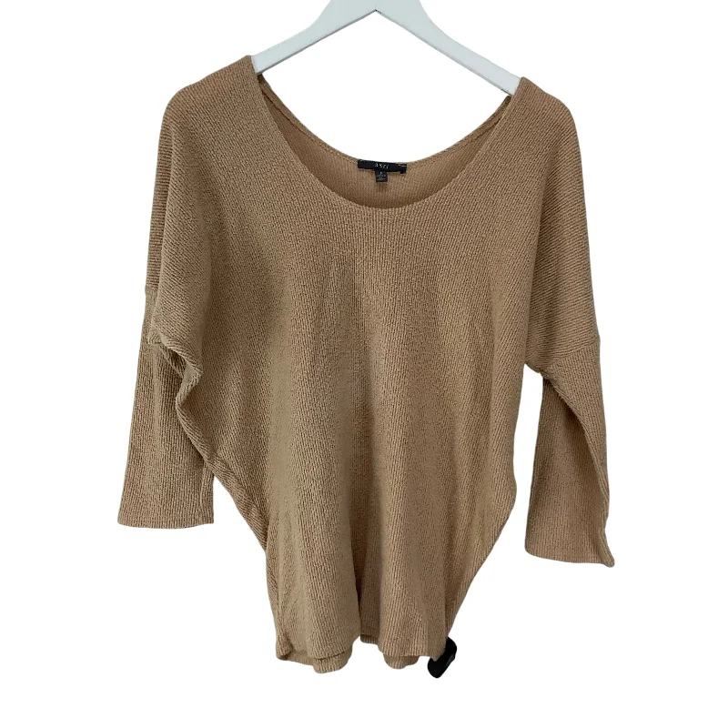 Sweater By Clothes Mentor In Tan, Size: S