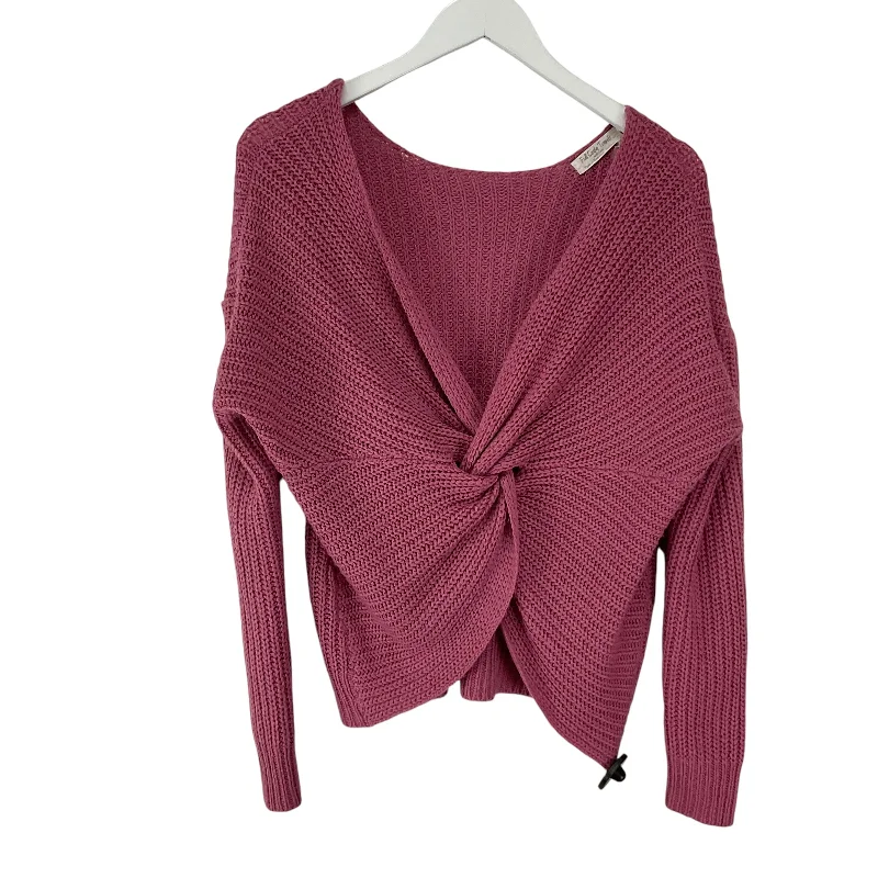 Sweater By Clothes Mentor In Pink, Size: M