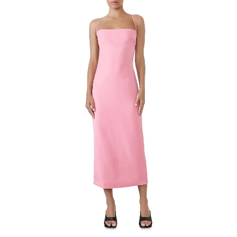 Jillian Womens Open Back Long Maxi Dress