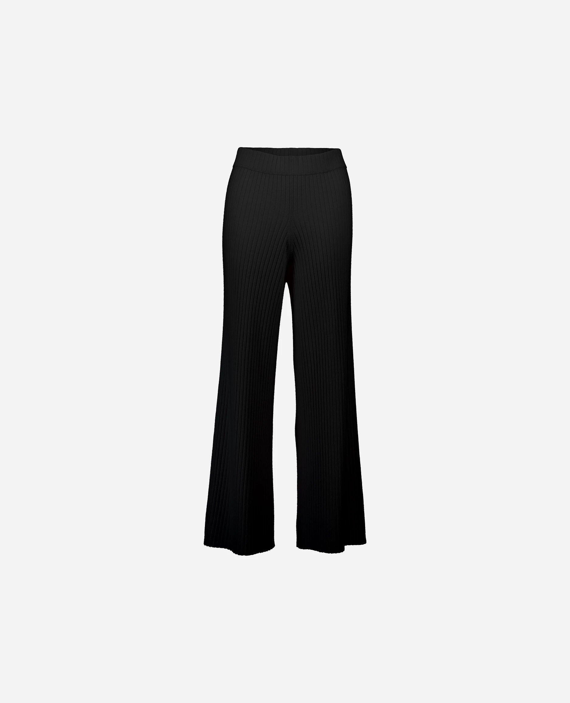 Cashmere Hose in Schwarz - Lockerer Schnitt