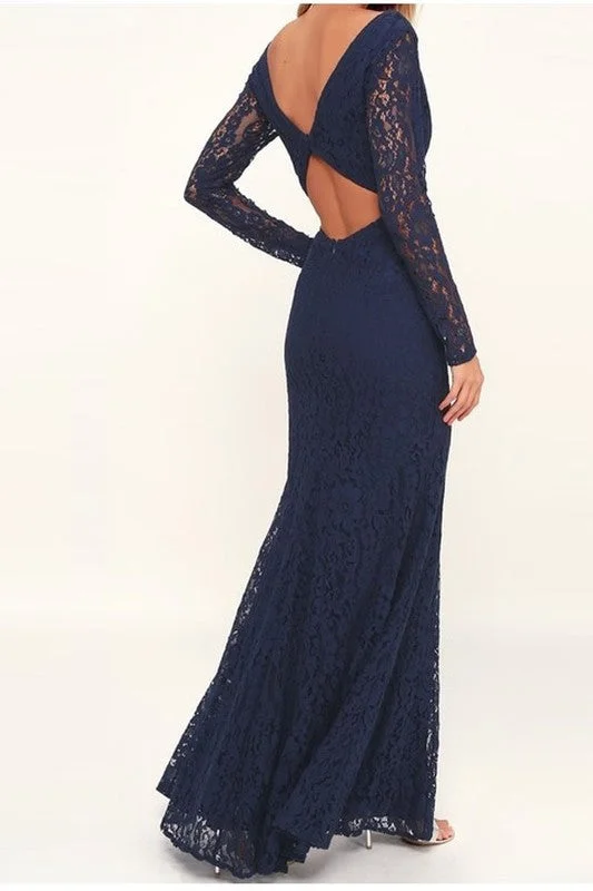 24895 Prom Dress Navy