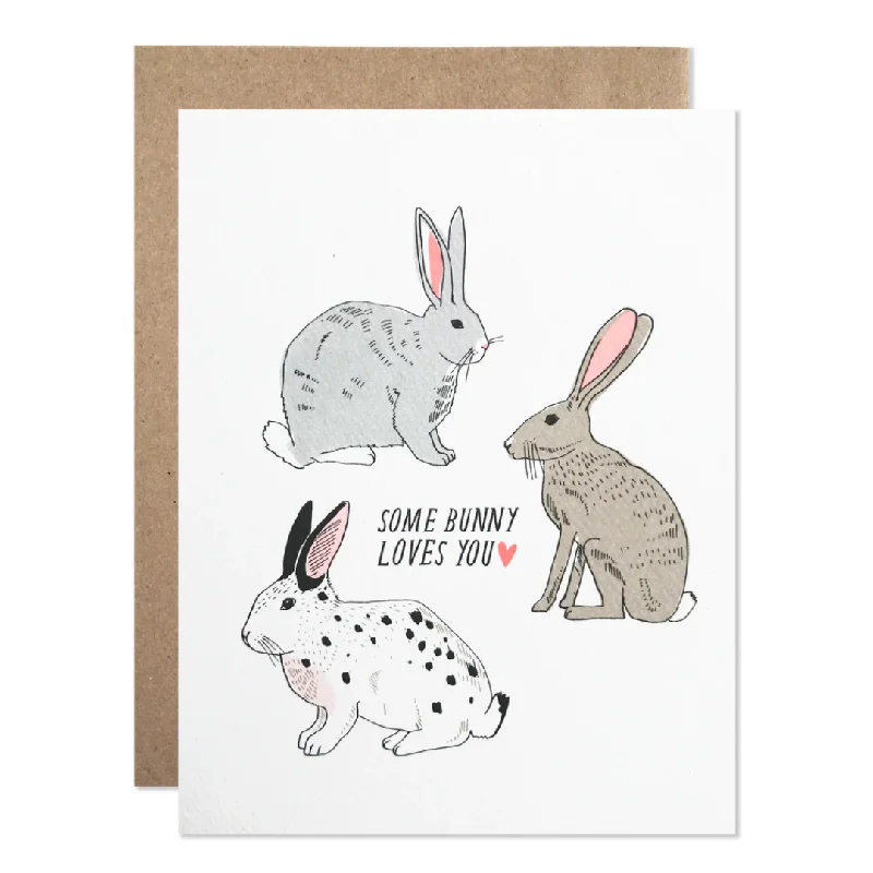 Some Bunny Loves You Card from Hartland Cards