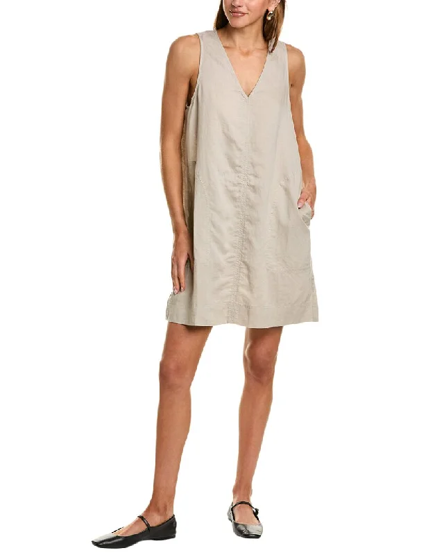 Splendid Dawson Linen-Blend Mini Dress