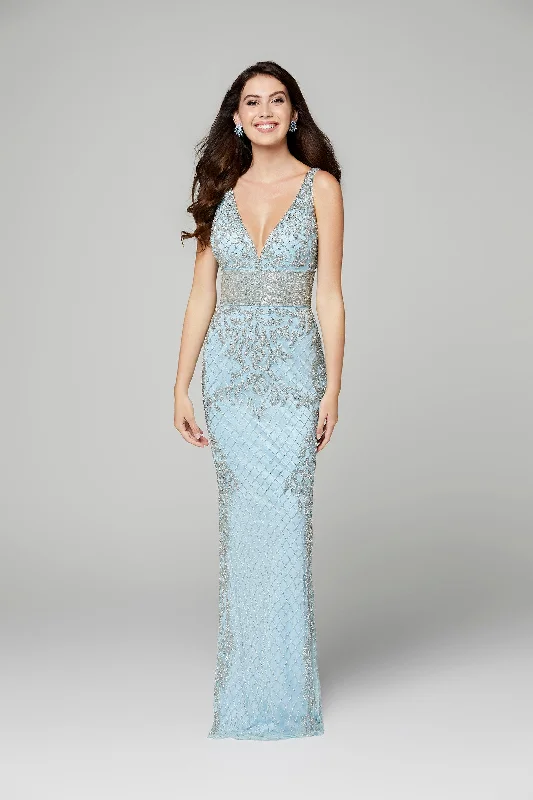 3425 Prom Dress Powder Blue