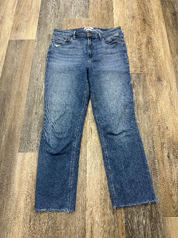 Jeans Straight By Paige In Blue Denim, Size: 10