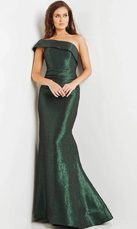 Jovani 09752 - One Sleeve Asymmetrical Evening Dress