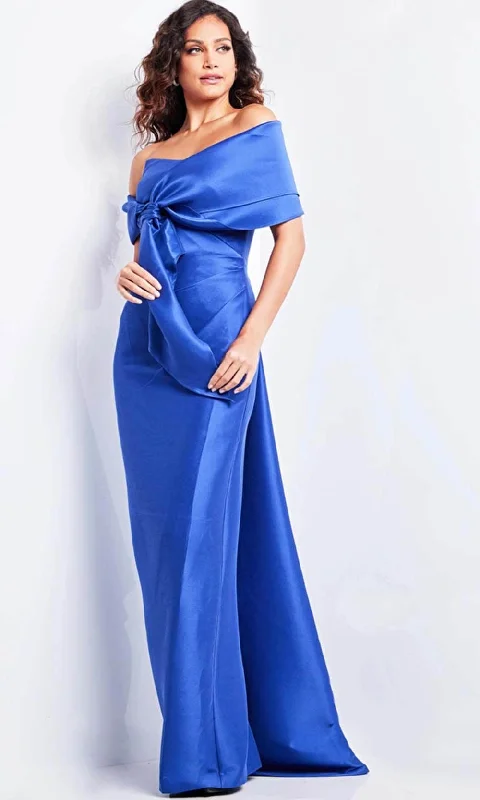 Jovani 24641 - Bow Off Shoulder Evening Dress