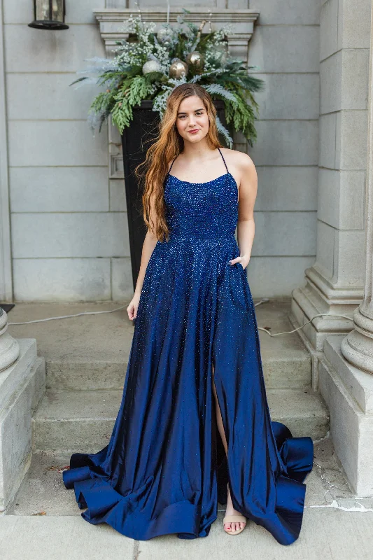 Prom Dress 54856 Navy