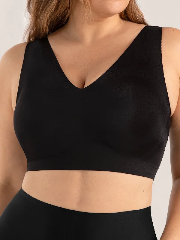 Truekind® Everyday Comfort V-Neck Bralette