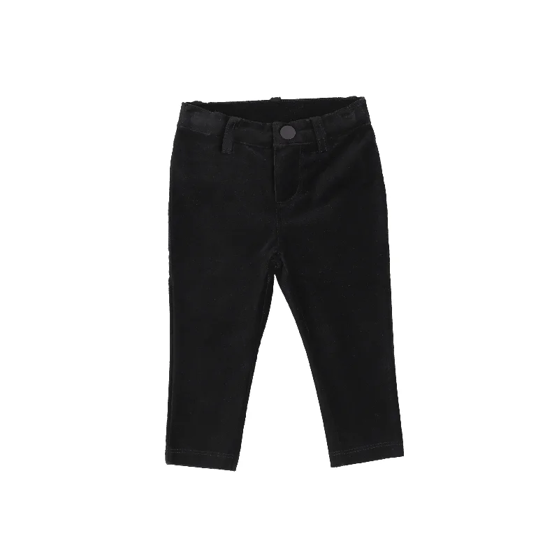 Analogie Velvet Pants - Black