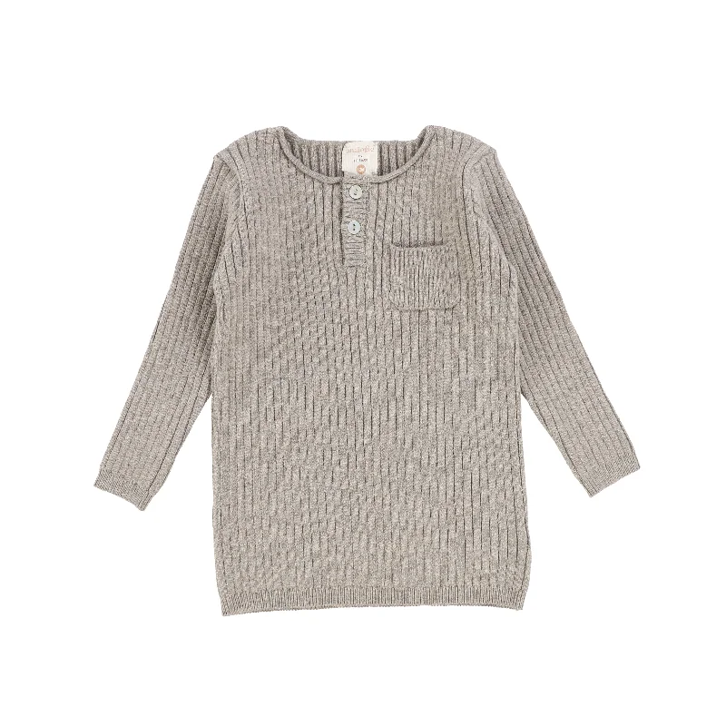 Analogie Pocket Sweater - Taupe