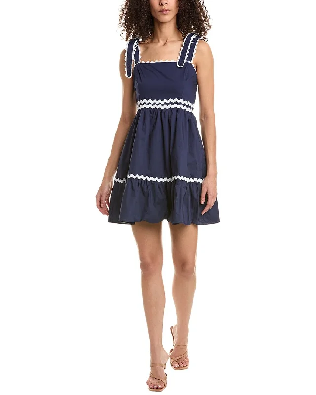 Stellah Ricrac Trim Strap Mini Dress