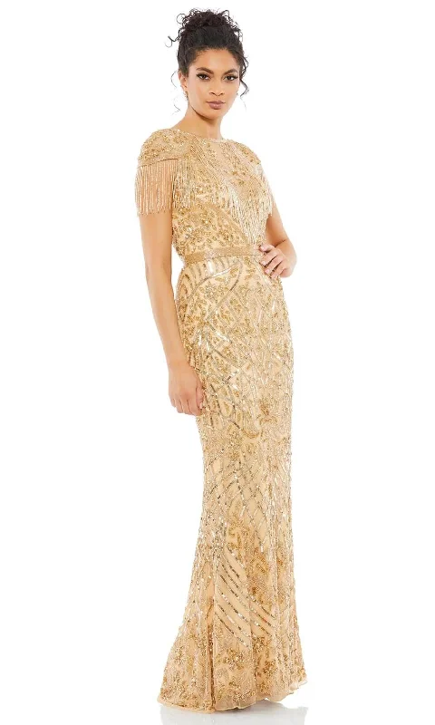 Mac Duggal 4715 - Cap Sleeve Sequin Dress