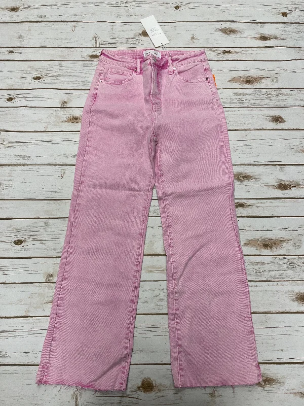 Jeans Straight By Cme In Pink, Size: 10