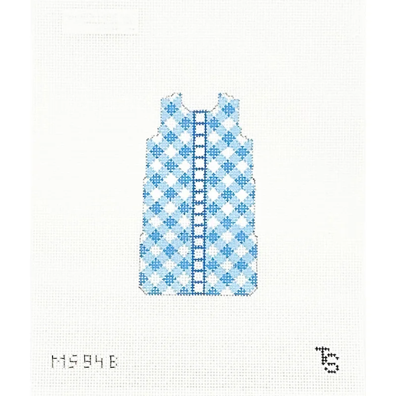 Blue Gingham Shift