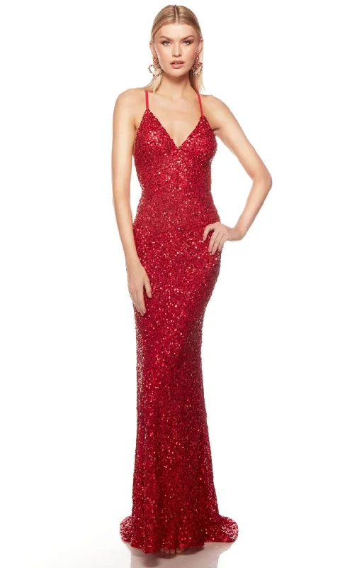 Alyce Paris 88003 - Sequin Open Back Prom Dress