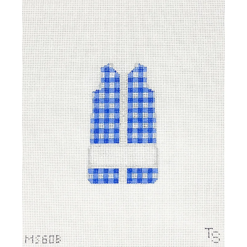 Blue Gingham Mini Shift (customizable)