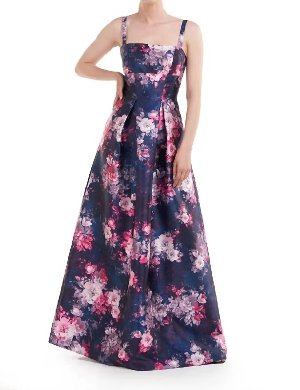 Maxine Gown In Wood Rose