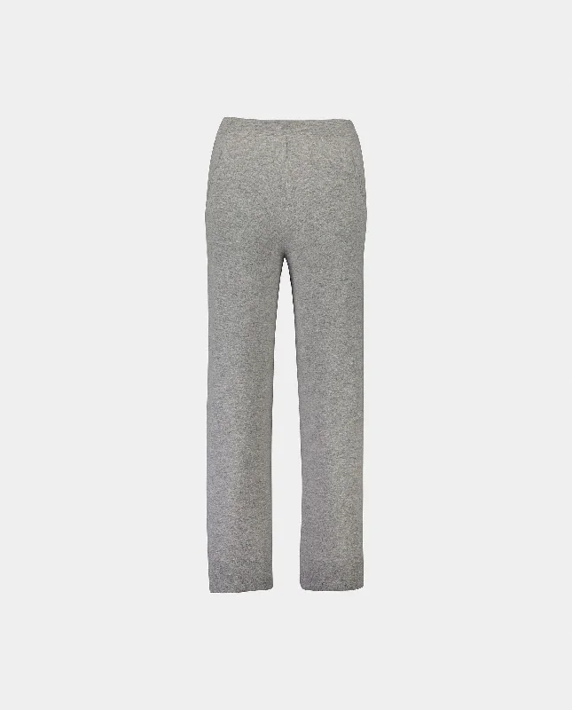 Hose aus Cashmere-Mischung in Grau