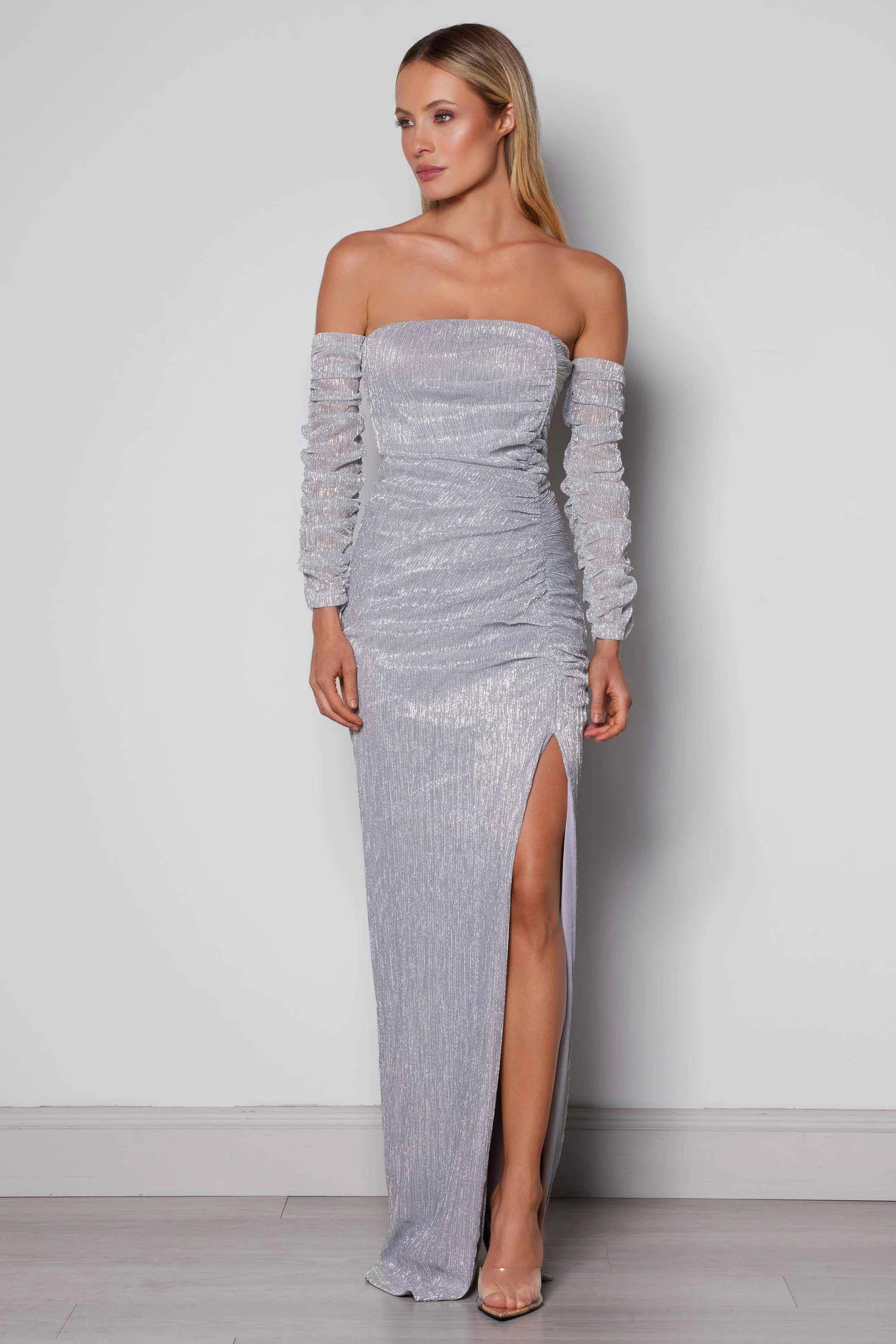 Elle Zeitoune Gavin Dress - Silver