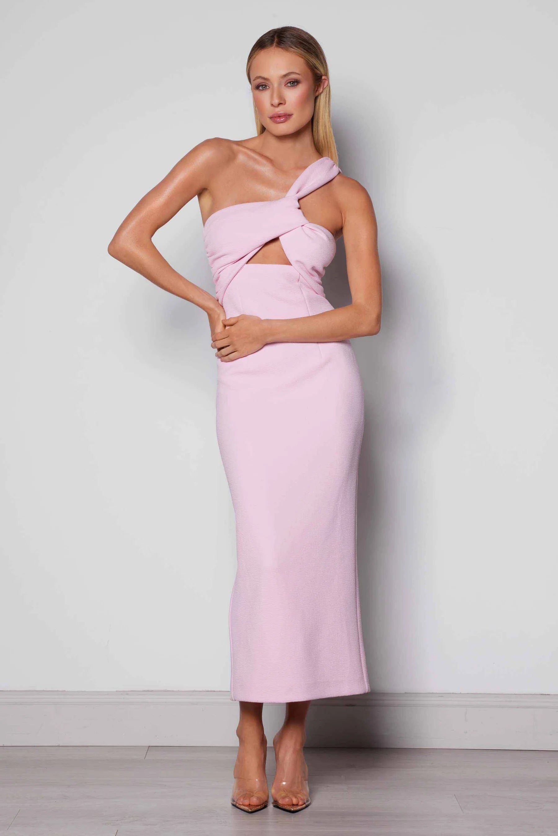 Elle Zeitoune Morona Dress - Bubblegum Pink