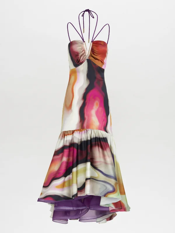 Mogador Dress Iridescent Marble