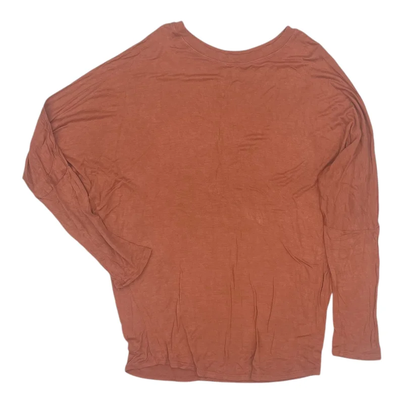 Top Ls By Active Usa In Orange, Size:L