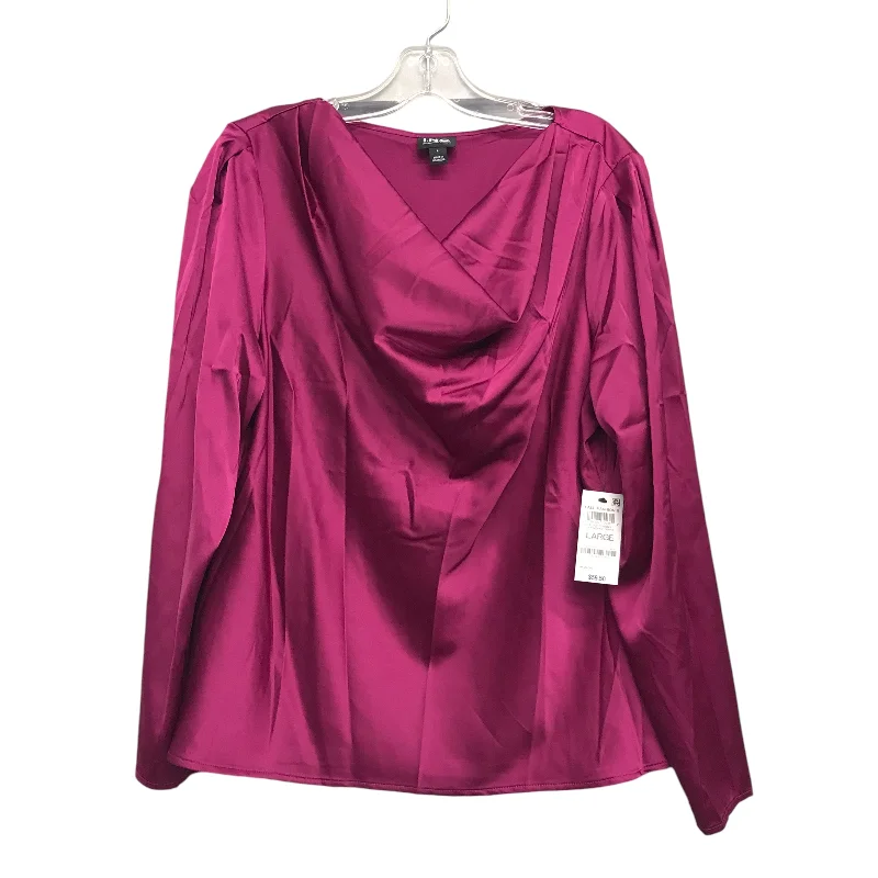 Top Ls By Inc In Purple, Size:L