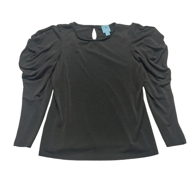 Black Top Long Sleeve Cece, Size M