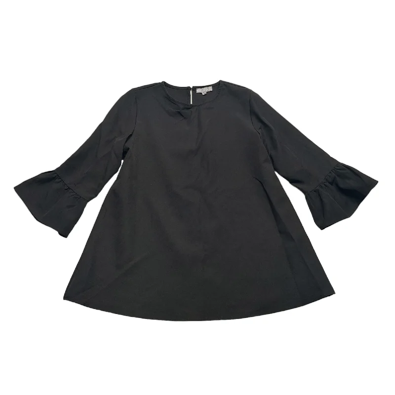 Black Top Long Sleeve Clothes Mentor, Size M